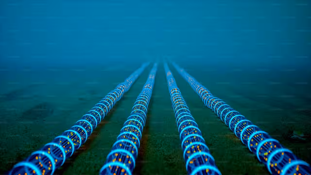 Kabel Optik di Dasar Laut
